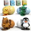 INQUADR 4 PCS Wind Up Surprise Eggs, Animal Hatching Surprise Egg Toy, Easters Latest Gift, Boom Easter Eggs That Pop Open to Walking Dinosaurs, Penguin, Duck, Capybara view 1
