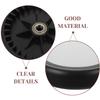 HANABASS Stroller Rear Wheels Replacement 1 Pair Rubber Pushchair Wheel Repair Parts for Pram Cart Accessories Smooth Rolling view 3