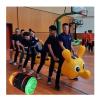 GMSDHCY Field Day Team Building Game Outdoor Activities Dragon Boat for Corporate Events Family Gatherings Teamwork Games(Yellow,5 Seats/L-3.5M) view 1