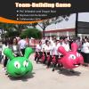 GMSDHCY Field Day Team Building Game Outdoor Activities Dragon Boat for Corporate Events Family Gatherings Teamwork Games(Yellow,5 Seats/L-3.5M) view 2