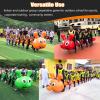 GMSDHCY Field Day Team Building Game Outdoor Activities Dragon Boat for Corporate Events Family Gatherings Teamwork Games(Yellow,5 Seats/L-3.5M) view 4