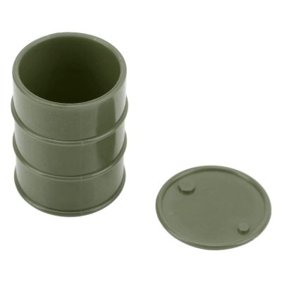 Simulated RC Fuel Can, Openable Design for Small Parts Storage, Mini Scale Model Accessory, Decorative Plastic Green for RC Enthusiasts, Hobbyists, 1/18 1/24 Scale Models