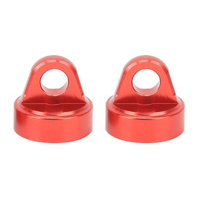 RC Shock Absorber Top Cap Aluminum Alloy Damper Cap Protector for Tenacity Pro 1/10, CNC Machined Lightweight Shock Cover with Precise Fit for Balanced Off - Road Driving (Red)