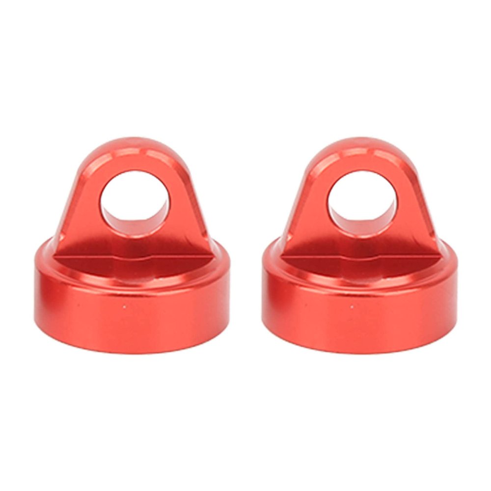 RC Shock Absorber Top Cap Aluminum Alloy Damper Cap Protector for Tenacity Pro 1/10, CNC Machined Lightweight Shock Cover with Precise Fit for Balanced Off - Road Driving (Red)