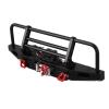 Rc Bumper Modification For Traxxas For Trx4 For Axial For Scx10 II 90046 1/10 Metal Front Bumper With Winch Remote Controller System RC Crawler view 3
