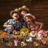 20 Set Mini Horse Stuffed Toys Bulk Include 20 Mini Horses Plush 4.72 Inch with 20 Tiny Cowboy Hats and 20 Bandana DIY Crafts for Adopt a Horse Party Western Cowboy Birthday Party Favor Supplies view 4
