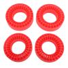 ZGHUNVRE 4PCS Silicone RC Tire Inserts for 1.0 Inch Tires, 1/10 RC Crawler Car Wheel Inserts with Superior Sidewall Support, Wear and High Traction for Off - Road (Red) view 2
