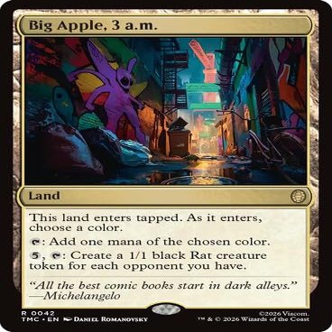 Big Apple, 3 a.m. MTG