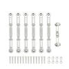 LEWAGH 1 Set Aluminum Turnbuckle Camber Link End Adjustable Kit for 1/10 1:10 Traxxas Slash 4X4/2WD RC Car Upgrade Parts(Silver) view 1