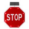 24'' Stop Sign, Street Traffic Warning Sign with solar Powered - Solar Powered LED Blinking Reflective Street Flashing Traffic Warning Sign(60CM/24IN) view 1