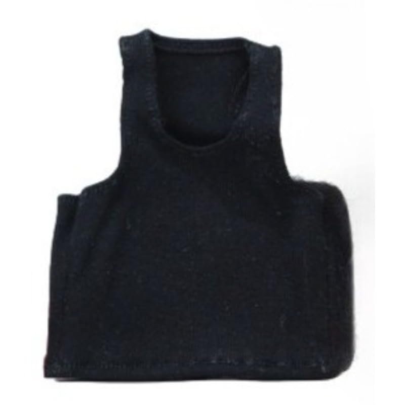 1/10 Male Soldier Clothes Shirt Vest Jeans Model for Muscle Strong NT03 Body (Black Vest,1/10)