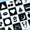 Black and White Babys Flash Cards High Contrast Activity Cards, Sensory Exploration, Easy to Handle | Visual Stimulation Learning Set for 0-3 Month, Early Development, Cognitive Growth view 2