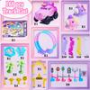 Unicorn Toys Car Race Tracks for Kids, 360 Flexible DIY Magic Racing Monster Tracks Toy with 3 Vehicle, Toddler Toys Birthday Gifts for 3 4 5 6 7 Year Old Girl view 3