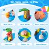 Hogaruly 2026 Toddler Water Table with Fishing Game Set, Kids Outdoor Water Tables Toy with Rain Showers Splash Pond Birthday Gift for 3-8 Years Old Kids Beach Summer Water Toy view 4