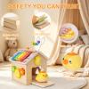 Montessori Wooden Baby Activity Play Cube Toys for Boys Girls 6 Months+, Early Developmental Learning Activity Center for Toddlers, 1-3 Years Old Kids First Birthday Gift, Bonus Infant Press & Go Car view 4