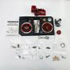 Retrol Engine HM-01 Hit and Miss Engine Model Kit, 4-Stroke Fixed Horizontal DIY Assembly Metal Engine Kit with Base Equipment Box/Tankk/Pipe/CDI Igniter/Spark Plug, Gift -KIT view 3