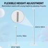 10 Pack 24 Inch Reusable Acrylic Balloon Stand Kit - Heavy Duty, Adjustable Height with Sticks and Base, Balloon Stands & Centerpieces for Tables, Perfect for Birthday, Baby Shower,Party Decor view 2