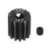 MECCANIXITY 48P Hardened Steel Pinion Gear, 13T 3.175mm Shaft Metal Motor Gear with Hex Key for RC Brushless Brush Motor Model Car Replace(Black) view 1