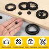MECCANIXITY 48P Hardened Steel Pinion Gear, 13T 3.175mm Shaft Metal Motor Gear with Hex Key for RC Brushless Brush Motor Model Car Replace(Black) view 3