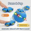 2 Pack Magic Transforming Pop-Up Ball with 6 LED Lights, 2-in-1 Flying Disc and Bouncy Ball Toy, Glow in the Dark Outdoor Game, Light Up Toss and Catch Sports Toy for Kids, Party & Birthday Favors view 4