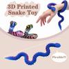 OGCHFZC 6 Pcs 3D Printed Snake, 12.8 inch Flexible 3D Printed Snake Stuff Decorative for Kids Home Decor Gifts for Valentine's Day Easter Christmas view 2