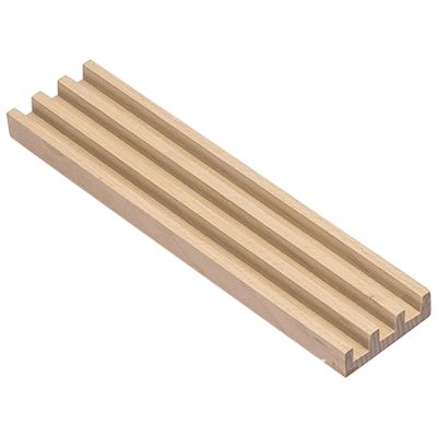 ARTIBETTER Wooden Domino Holder Rack with Non-Slip Pine Base Multi-Function Domino Tiles Tray for Tabletop Game Accessories and DIY Display Stand