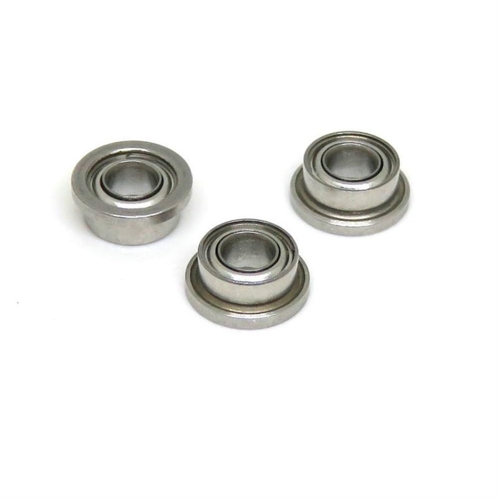 10pcs SFR133 ZZ 2.38x4.762x2.38 mm ABEC7 Stainless Hybrid Ceramic Bearing R133 FR133 SFR133C Z Si3N4 Ball Flanged(SFR168C-ZZ)
