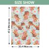 Bow Capybara Baby Car Seat Cover Breathable Infant Car Seat Cover Muslin Cotton Carseat Canopy Lightweight for Summer Sun Bug view 4