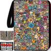 1008 Card Binder 9 Pocket, 3-Ring Trading Card Binder with 56 Page Removable Sleeves, High Storage Waterproof Trading Card Holder Collection Card Album Organizer Case for TCG Cards view 1