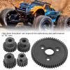 TLVFRTGYN RC Spur Diff 54T Main Gear Set Slash 2WD Black with 16T-21T Pinion Gears 9 Pcs view 4