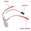 10A Brushed ESC 1-3S Two Way Motor Speed Controller with Brake/Without Brake 1A BEC for RC Vehicle Car Boat Model view 2
