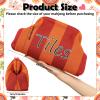 Sunnymove Mahjong Tile Bag Woven Clutch Purses for Women Woven Striped Dumpling Bag Summer Beach Evening Handbag for Mahjong Tile Vacation Supplies(Orange Purple,Thick Lines with Logo) view 2