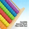 Qudgl 2026 Color Matching Stacking Puzzle Game, Fast Pattern Challenge Ring Stack Puzzle for 2 Players, Tabletop Brain Teaser for Family Game with Racks, Rings, Cards Night Stack Solve Set (1*Set) view 3