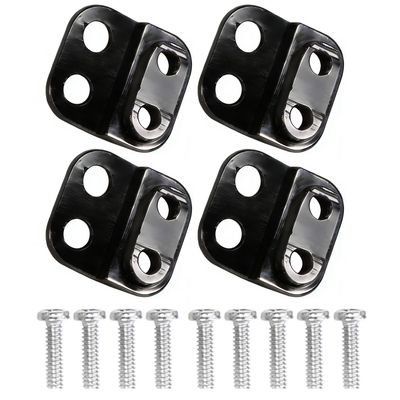 4Pcs Aluminum Front Rear Shock Towers Mount for 1/30 RC Crawler for AXIAL SCX30 Ford Bronco Jeep Wrangler JLU Upgrade Parts (Black)