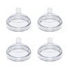 4 Pack Replacement Silicone Nipples Compatible with Comotomo Baby Bottles 5oz / 8oz, BPA-Free, Anti-Colic, Medium Flow, 3+ Months view 1