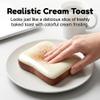 2026 Upgrade Bread Butter Squishy,Slow Rising SquishyStocking Stuffers,Stress BallsStress Relief & Fidget Toys for ADHDAdults Party Favor Gift (Green) view 2