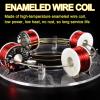 6 Coil Ring Electromagnetic Accelerator, Brushless Motor Cyclotron, Circular Accelerator Brushless Cyclotron Motor, Low Power Coil, Acrylic Material, for Experimental Teaching, Scientific, DIY Gifts view 4