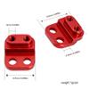 4Pcs Aluminum Front Rear Shock Towers Mount for 1/30 RC Crawler for AXIAL SCX30 Ford Bronco Jeep Wrangler JLU Upgrade Parts (Red) view 4