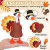 Weysat 10 Set Holiday Mini Desk Goose Outfit 250th Anniversary Summer Mexican 4th for July Magnetic Geese Statue Felt Fabric Costume for 7 Inch Desktop Goose Table Decor Gifts(Bright Style,Felt) view 3