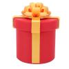 Nurnesy Annoying Nested Screw Gift Box | 3D Printed 10-Layer Reusable Prank Puzzle | Fun Money Cash Holder, Round Red & Gold view 1