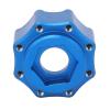 4pcs 17mm Hex Adapter, Professional Aluminum Alloy RC Hex Combiner, Fine Machined 3.8 Inch Tire Hex Coupler for RC Accessories with Lightweight High - Strength Design (Blue) view 3