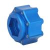 4pcs 17mm Hex Adapter, Professional Aluminum Alloy RC Hex Combiner, Fine Machined 3.8 Inch Tire Hex Coupler for RC Accessories with Lightweight High - Strength Design (Blue) view 4