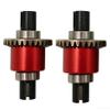 2 pcs Steel Assembled Differential 30T 0.8Mod for Arrma 1/16 Mojave Grom 1/14 Typhon Grom 1/18 Granite Grom Upgrades Part,Replace # ARA311177V2 ARA311193Red view 3
