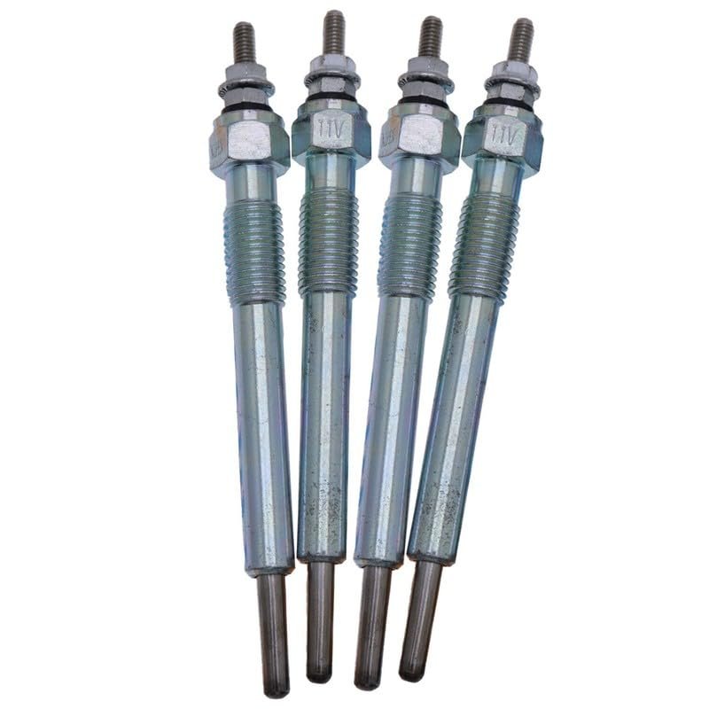 #US Spare Parts 4X Plug Glow 129008-77800 12900877800 for Yanmar Engine 4TNV88 4TNV88-BXYB (foxwpart#1225.13461)