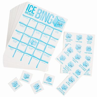 35 Pc. Classroom Ice Breaker Dry Erase Bingo Game for 32
