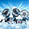 Sarcophagsaf USB 3-Head Car Cooling Fan, 360 Rotation Dashboard Fan with 2 Speeds, Portable Air Cooler for SUV RV Truck Sedan Office Desk, 5V USB Powered for Power Bank Laptop view 1
