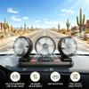 Sarcophagsaf USB 3-Head Car Cooling Fan, 360 Rotation Dashboard Fan with 2 Speeds, Portable Air Cooler for SUV RV Truck Sedan Office Desk, 5V USB Powered for Power Bank Laptop view 2