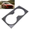 Akozon Cup Holder Panel Cover Trim Black Carbon Fiber Style Water Cup Holder Replacement for 3 2020 view 4