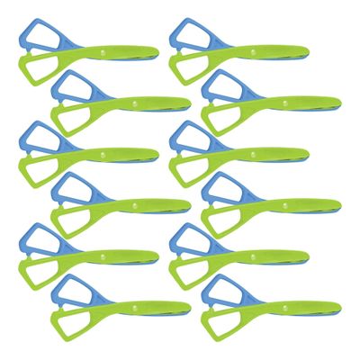 Kaplan Early Learning Safety Scissors - Set of 24 Blunt Tip Preschool Scissors for Fine Motor Skills, Art, Crafts & Activities, Ages 4+
