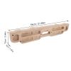 Alomejor Rock Climbing Hangboard, High Density Solid Wood Fingerboard for Bouldering Finger Strength Training and Pull Up at Home Gym view 2